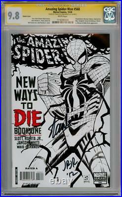Amazing Spider-man #568 Variant Cgc 9.8 Signature Series Signed Stan Lee Romita