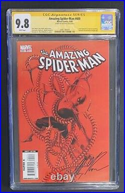 Amazing Spider-man #600 Cgc 9.8 Ss Signed By Alex Ross Variant Awesome Cover