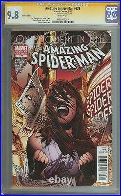 Amazing Spider-man #639 Ss Cgc 9.8 Quesada Variant Cover Auto Stan Lee Signed