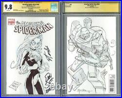 Amazing Spider-man 648 CGC SS 9.8 Black Cat, Megatron by Wildman signed Stan Lee