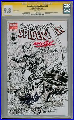 Amazing Spider-man #667 Variant Cgc 9.8 Signature Series Signed Stan Lee Adams