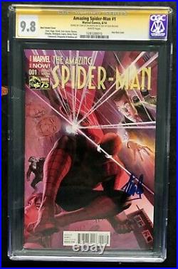 Amazing Spiderman #1J CGC 9.8 Signed by STAN LEE Alex Ross Variant
