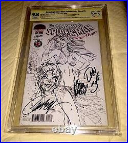 Amazing Spiderman Renew Your Vows #5 Stan Lee Variant 1st Amp 9.8 Ss 4x Signed +