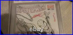 Amazing spiderman 1 2014 variant signed x 4 stan lee, ramos, olazaba, delgado