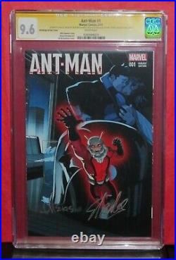 Ant-Man #1 Shrinking Variant Signed by Stan Lee & McGuiness CGC 9.6 Marvel 2015