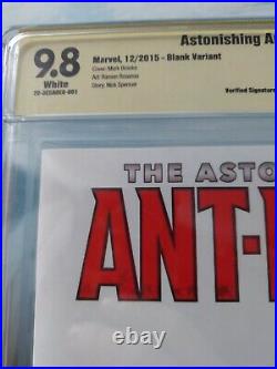 Astonishing Ant-Man #1 CBCS 9.8 SS STAN LEE signed by Stan Lee ironically LARGE