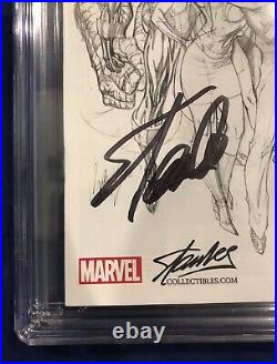 Avengers #1 Campbell SKETCH Variant CGC Signature Series 9.8 Signed by Stan Lee