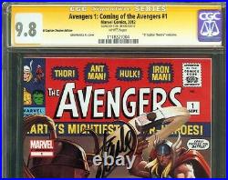 Avengers 1 Coming of the Avengers #1 CGC 9.8 SIGNED STAN LEE LOKI MCU Variant