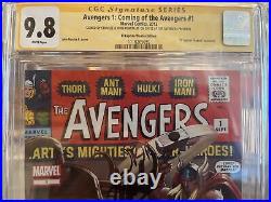 Avengers 1 Coming of the Avengers #1 Signed Stan Lee & John Romita CGC 9.8 SS