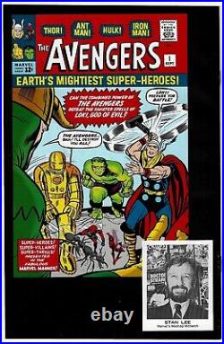 Avengers #1 J. Scott Campbell Variant Cover Stan Lee Signed Marvel Comics 2014