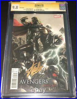 Avengers #44 Cgc 9.8 Ss Gold Signed By Stan Lee 125 Limited Variant Ultron Thor