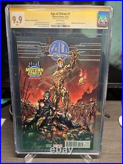 Avengers Age of Ultron 1 CGC 9.9 Signed STAN LEE. J Scott Campbell Cover