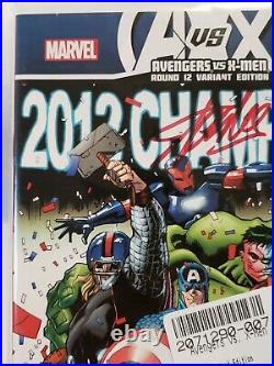 Avengers vs X-Men #12 2012 Champions Stegman Variant Stan Lee Signed withCOA