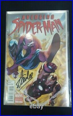 Avenging Spider-Man #1 Ramos Variant Dynamic Forces Signed Stan Lee Ltd to 10