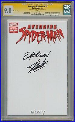 Avenging Spider-man #1 Blank Cgc 9.8 Signature Series Signed Stan Lee Excelsior