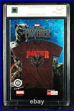 BLACK PANTHER #170 PGX 9.8 NM/MT signed by CHADWICK BOSEMAN and STAN LEE +CGC