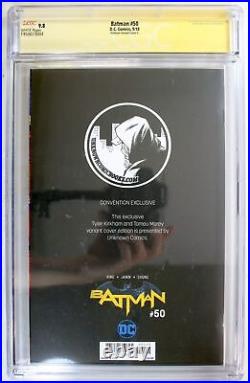 Batman #50 CGC SS 9.8 VARIANT SIGNED & SKETCH By STANLEY ARTGERM LAU