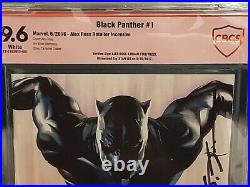Black Panther #1 (2016) Ross Variant CBCS 9.6 NM+ Triple Signed by Lee, Ross, &