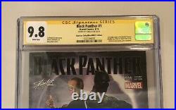 Black Panther #1 Middle East Comic Con CGC SS 9.8 Signed by Stan Lee! Marvel