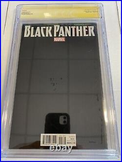 Black Panther #1 Negative Space Variant STAN LEE Signed Comic Book 9.6 CGC PJ1