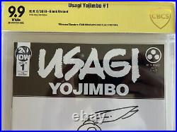 CBCS 9.9 Usagi Yojimbo #1 STAN SAKAI SKETCH & SIGNED (IDW 2019) Mint cgc SS nm
