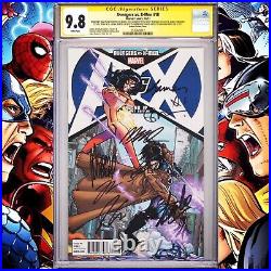 CGC 9.8 SS Avengers vs. X-Men #10 Variant signed Lee, Aaron, Kubert, Hickman +4