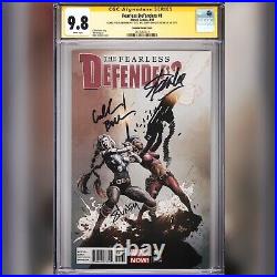 CGC 9.8 SS Fearless Defenders #1 Deodato Variant signed by Lee, Sliney & Bunn