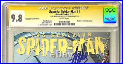 CGC SS 9.8 SUPERIOR SPIDER-MAN 1 Midtown Signed x2 J. SCOTT CAMPBELL & STAN LEE