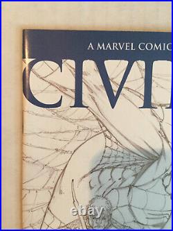 CIVIL War 2 Michael Turner Sketch Variant 175 Signed By Stan Lee