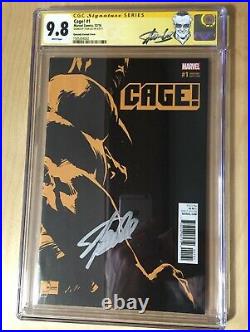 Cage! #1 Joe Quesada Variant CCG 9.8 Signed By Stan Lee