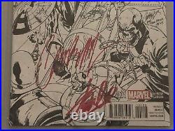Captain America 1 CGC 2XSS 9.8 Stan Lee J. Scott Campbell Sketch Variant Signed
