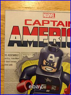 Captain America 12 Lego Variant Signed Stan Lee