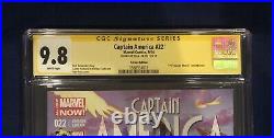 Captain America #22 Ross 75 Color Variant CGC 9.8 Signed by Stan Lee on 11/4/18
