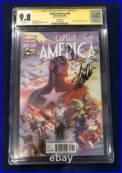Captain America 22 Ross Color Variant 175 CGC 9.8 Signed by Stan Lee on 11/4/18