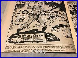 Captain Britain #1 witho MASK 1976 Marvel UK Origin & 1st app Signed STAN LEE