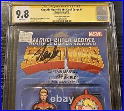Captain Marvel & the Carol Corps #1 CGC 9.8 SS Variant Stan Lee Signed