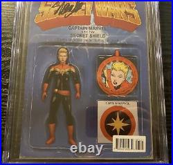 Captain Marvel & the Carol Corps #1 CGC 9.8 SS Variant Stan Lee Signed