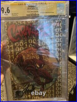 Carnage #1 Phantom ASM 300 Gold variant CGC 9.6 WHITE PAGES Signed By Stan Lee