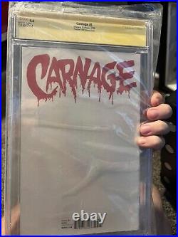 Carnage #1 Phantom ASM 300 Gold variant CGC 9.6 WHITE PAGES Signed By Stan Lee