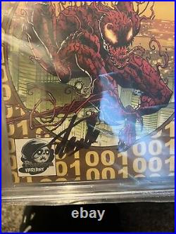 Carnage #1 Phantom ASM 300 Gold variant CGC 9.6 WHITE PAGES Signed By Stan Lee