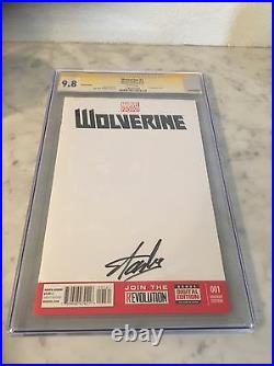 Cgc 9.8/9.6 SS Stan Lee Signed Blank Variant X-men #1 wolverine #1 Iron man #1