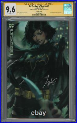 Cgc DC Festival Of Heroes #1 Lau Variant (9.6) Signature Series Signed By Stan