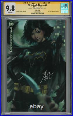 Cgc DC Festival Of Heroes #1 Lau Variant (9.8) Signature Series Signed By Stan