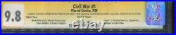 Civil War #1 CGC 9.8 Signed Stan Lee +5 TURNER 175 SKETCH VARIANT
