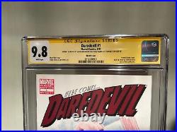 Daredevil #1 (2011) Sketch by Alex Maleev & Signed by Stan Lee CGC 9.8