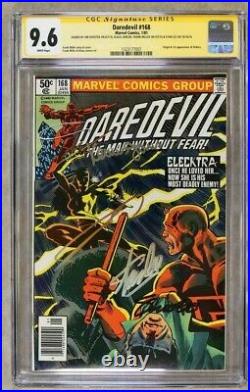Daredevil #168 Signed X4 Stan Lee Miller Janson Shooter Ss Cgc 9.6 #1323177007
