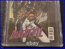 Daredevil #23 CGC 9.8 SS 2X Stan Lee (LABEL) Jim Lee Signed Domino Card Variant