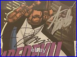 Daredevil #23 CGC 9.8 SS 2X Stan Lee (LABEL) Jim Lee Signed Domino Card Variant