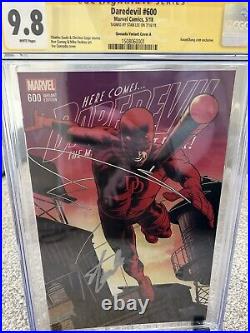 Daredevil # 600 SS CGC 9.8 signed by STAN LEE