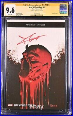 Daredevil Man Without Fear #1 CGC SS 9.6 signed Charlie Cox ACTOR Stan Lee